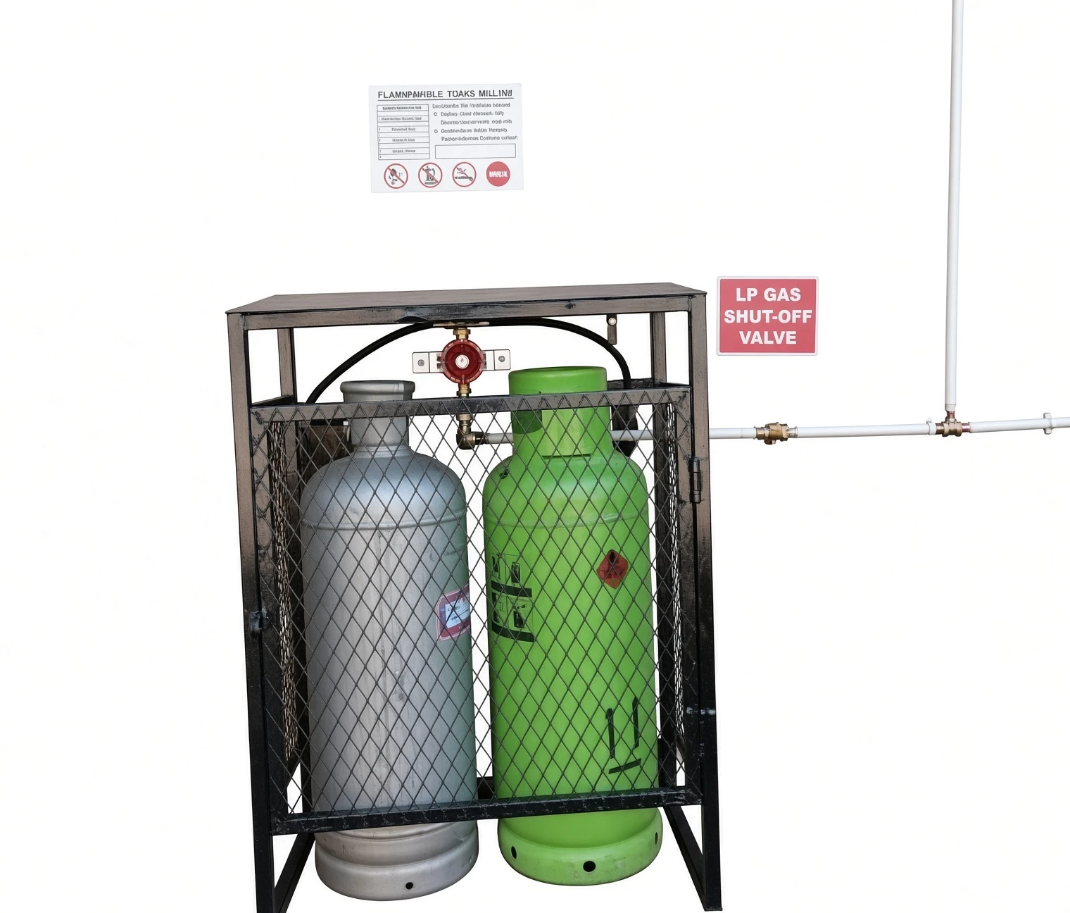Gas Cylinder Cage